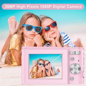 img 3 attached to 📷 Compact Mini Video Camera: 1080P HD 36MP Digital Camera with 16X Zoom – Perfect for YouTube Vlogging, Beginners, Seniors, Teens, Kids, and Students