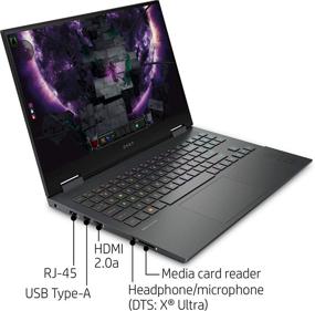 img 1 attached to 💻 Ноутбук для игр HP OMEN 15.6", AMD Ryzen 7 4800H, 16 ГБ DDR4 3200 МГц, 1 ТБ PCIe NVMe M.2 SSD, NVIDIA GeForce GTX 1660 Ti, подсветка клавиатуры, Windows 10 Home