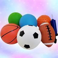 ⚽ complete sports ball pump set logo