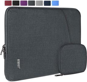 img 4 attached to 💧 Water-Resistant Laptop Sleeve Case for 13-13.3 Inch MacBook Air/Pro - Business Computer Case for Men and Women