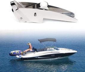 img 1 attached to ISURE MARINE AISI 316 Stainless Steel Hinged Self-Launching Bow Anchor Roller: The Ultimate Marine Yacht Docking Accessory