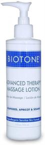 img 2 attached to 🧴 Pack of 2 - BIOTONE Advanced Therapy Massage Lotion (8 oz) with Convenient Pump