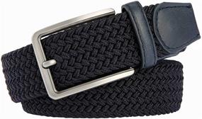img 3 attached to 👗 Jiguoor Stretch Elastic Fabric Women's Accessories and Belts with Braided Detail