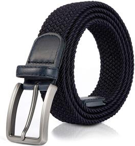 img 4 attached to 👗 Jiguoor Stretch Elastic Fabric Women's Accessories and Belts with Braided Detail