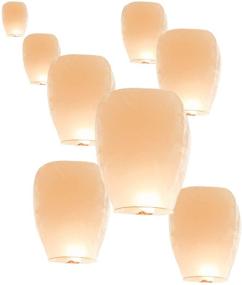 img 4 attached to 🔥 Pack of 40 Chinese Sky Lanterns – 100% Biodegradable & Environmentally Friendly Flying Wish Lanterns for Weddings, Birthday Parties, and Festival Celebrations
