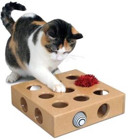 img 1 attached to 🐱 SmartCat Interactive Peek and Play Toy Box