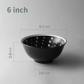 img 3 attached to 🍲 ZONESUM Porcelain Kitchen Microwave & Dishwasher Safe Bowl