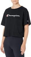 👕 script logo cropped tee by champion, for women логотип