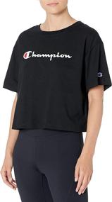 img 2 attached to 👕 Script Logo Cropped Tee by Champion, for Women