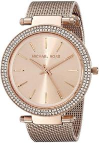 img 1 attached to Часы Darci в розовом золотом оттенке от Michael Kors - женские MK3369