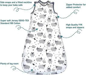 img 2 attached to Rey Shay Sleep Sacks: Stylish Wearable Nursery Bedding for Children