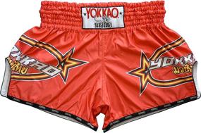 img 2 attached to YOKKAO Muay White Boxing Shorts Sports & Fitness for Other Sports