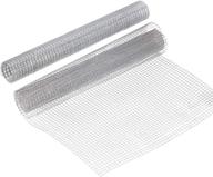 galvanized hardware cloth silver 13.7 x 40 inches - activists 2 sheets, 1/4 inch wire metal mesh chicken wire net for craft work logo