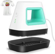 👕 swrich mini heat press machine for t shirts: sublimation, vinyl transfer - small, easy-to-use iron with 3 heat modes & portable design logo