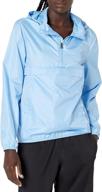 versatile and chic: starter standard womens popover packable women's coats, jackets & vests logo