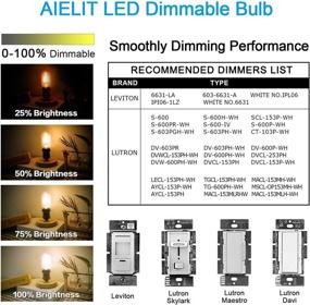 img 1 attached to 💡 Efficient Vintage LED Bulb - T45/T14 E26, 40W Equivalent