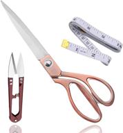 🌹 xinyang 10.5'' tailor scissors: heavy duty stainless steel multipurpose clothing shears in rose gold logo