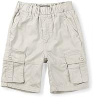 comfortable boys' pull-on cargo shorts with multi-pockets and elastic waistband: lightweight and high-quality cotton logo