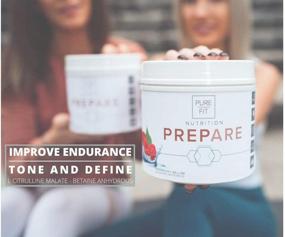 img 2 attached to 🍹 Pure Fit Nutrition - Raspberry Bellini Women's Pre Workout Premium Supplement, 30 Servings - Boost Your Performance!