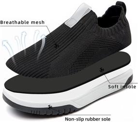 img 2 attached to ZHILETAO Kids Sneakers: Lightweight Mesh Slip-on Running Shoes for Boys & Girls