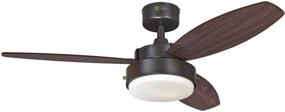 img 4 attached to 💨 Westinghouse Lighting 7222500 Alloy Ceiling Fan: Sleek 42 Inch Fan for Effortless Air Circulation