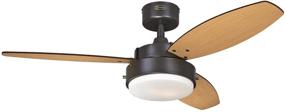 img 2 attached to 💨 Westinghouse Lighting 7222500 Alloy Ceiling Fan: Sleek 42 Inch Fan for Effortless Air Circulation