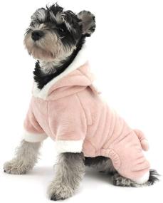 img 1 attached to 🐷 InnoPet Cute Small Dog Clothes Costume | Girl Pink Pig Puppy Clothes | Hoodie Warm Coat Apparel Outfits