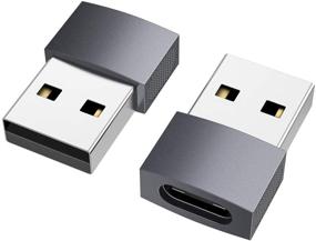 img 4 attached to Nonda USB C To USB Adapter (2 Pack)