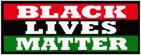 img 2 attached to 🏿 Боритесь с расизмом с помощью Black Lives Matter: наклейка для бампера или ноутбука малого размера 4,75 на 2,25 дюйма.