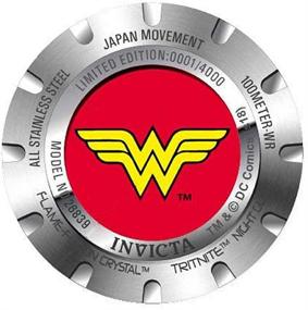 img 2 attached to ⌚️ Часы Invicta для женщин DC Comics: Золотые и синие кварцевые часы из нержавеющей стали (модель 26839)