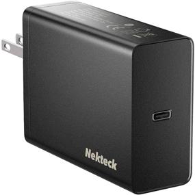 img 4 attached to 🔌 Nekteck 60W стеновое зарядное устройство USB C с функцией подачи питания | Складная вилка | Совместимое с MacBook Pro/Air 2018, Dell Xps, Huawei Matebook, iPad Pro, iPhone 11 Pro Max, Galaxy, Pixel и другими.