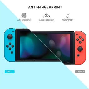 img 1 attached to 📱 UGREEN Tempered Glass Screen Protector 2-Pack for Nintendo Switch - Transparent HD Clear Anti-Scratch Film