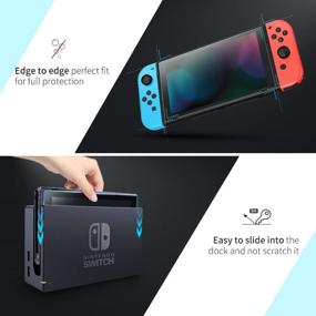 img 2 attached to 📱 UGREEN Tempered Glass Screen Protector 2-Pack for Nintendo Switch - Transparent HD Clear Anti-Scratch Film