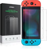 📱 ugreen tempered glass screen protector 2-pack for nintendo switch - transparent hd clear anti-scratch film логотип