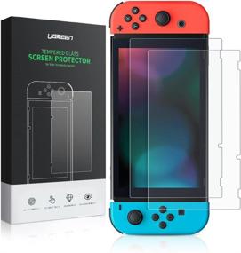 img 4 attached to 📱 UGREEN Tempered Glass Screen Protector 2-Pack for Nintendo Switch - Transparent HD Clear Anti-Scratch Film