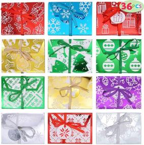 img 4 attached to Christmas Decorative Wrapped Envelope Envelopes Gift Wrapping Supplies