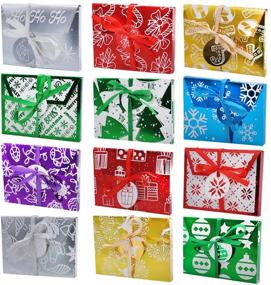 img 3 attached to Christmas Decorative Wrapped Envelope Envelopes Gift Wrapping Supplies