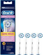 💫 enhance your oral care routine with oral-b sensi ultrathin toothbrush heads - pack of 4 logo