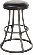 leggett and platt dover backless swivel seat bar stool – blackened bronze frame, 30-inch seat height logo