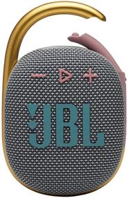 img 2 attached to JBL Clip 4: Портативная миниатюрная Bluetooth колонка с мощным звуком, басами и карабином - серый