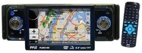 img 4 attached to 📺 PYLE PLDNV49 4.3-Inch TFT Touch Screen DVD/CD/MP3 Player/AM/FM/SD-USB Receiver with Built-IN GPS and North America Maps