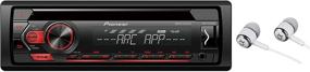 img 3 attached to Pioneer Single DIN In-Dash CD/CD-R/RW, MP3/WMA/WAV AM/FM Car Stereo Receiver with Front USB/Aux Input, MIXTRAX, and ARC Support - Detachable Faceplate