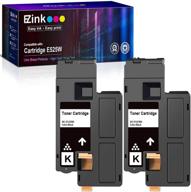 e-z ink (tm) compatible toner cartridge for dell e525w e525 525w - 2 pack, black, for use with e525w wireless color printer, replaces 593-bbjx logo