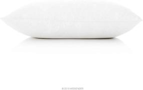 img 3 attached to 💤 WEEKENDER King Hypoallergenic Down Alternative Pillow with 100% Cotton Cover - Soft and Hotel Quality, Single White Pillow
