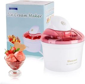 img 4 attached to 🍦 Huayuet Ice Cream Maker: Deluxe Homemade Fruit Soft Serve Machine for Kids, Create Premium Frozen Desserts at Home, 1.27 Quart Capacity