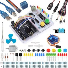 img 4 attached to 🛠️ Smraza Ultimate Starter Kit: Breadboard Holder, Jumper Wires, Resistors, DC Motor - Ideal for Arduino R3, Mega 2560, Nano Projects - Complete with Tutorial!