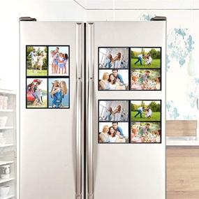 img 1 attached to HIIMIEI 4x6 Magnetic Collage Picture Frames: Transform your Fridge into a Photo Gallery!