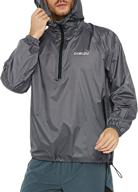 🌧️ demozu men's waterproof packable rain jacket with hood - ultimate lightweight windbreaker for running, cycling, and biking logo