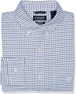 chaps classic stretch oxford stripes men's clothing and shirts logo