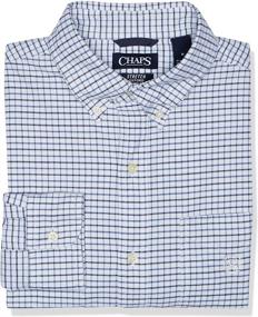 img 3 attached to Chaps Classic Stretch Oxford Stripes Men's Clothing and Shirts